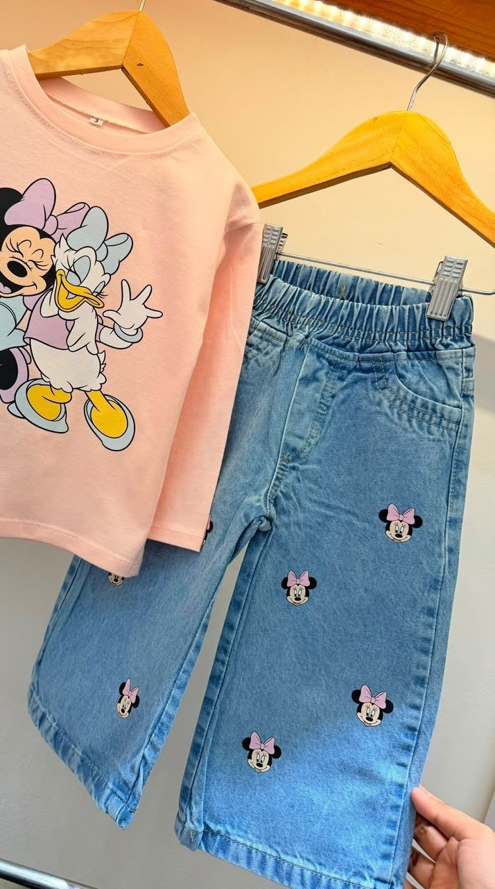 Jeans Minnie Rosa - Imagen 2