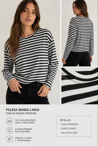 Polera Manga Larga