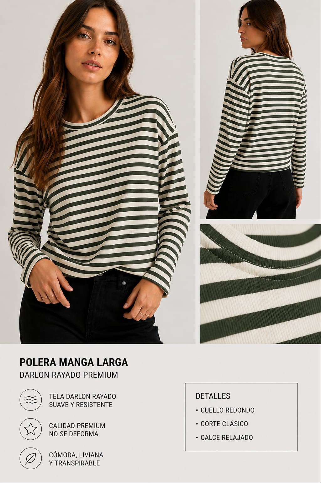 Polera Manga Larga - Imagen 3