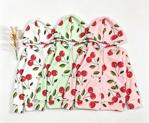 Buzos Cereza Estampado Nena Friza Peinado Premium