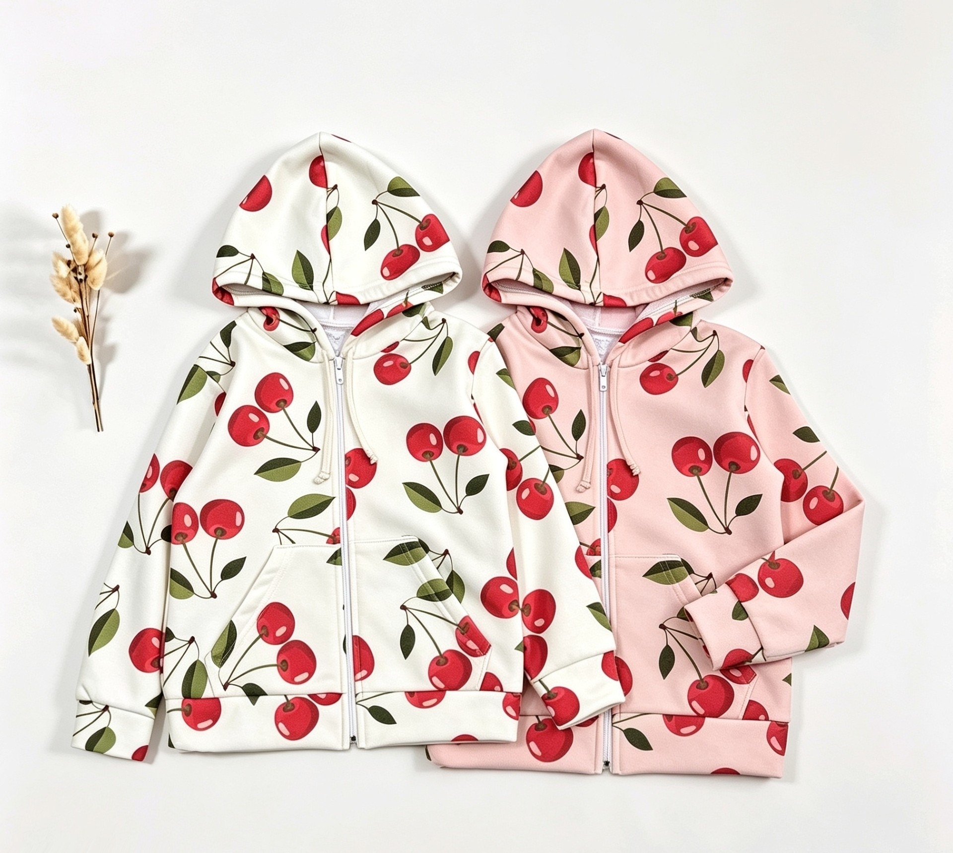 Buzos Cereza Estampado Nena Friza Peinado Premium - Imagen 2