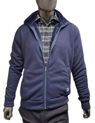 Campera Wafle con Piel