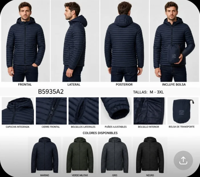 Campera sin Piel Yd