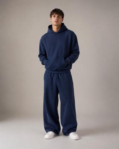 Pantalón Baggi Hombre Frisa Peinada Invisible con Elástico Regulable