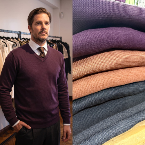 Sweter de Hombre Cuello V