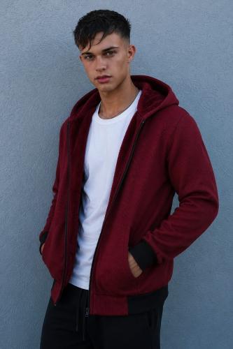 Campera Waffle C/piel
