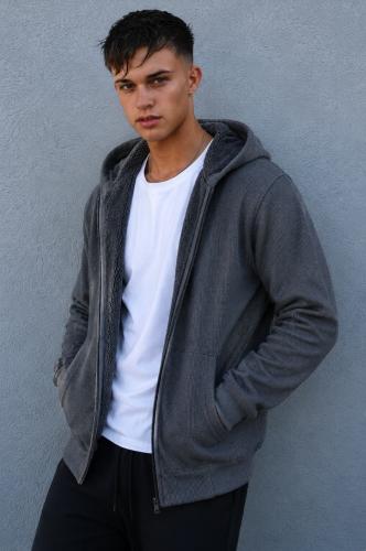 Campera Waffle C/piel - Miniatura 6