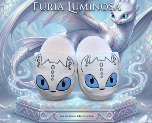 Pantuflon Furia Luminosa Bordado