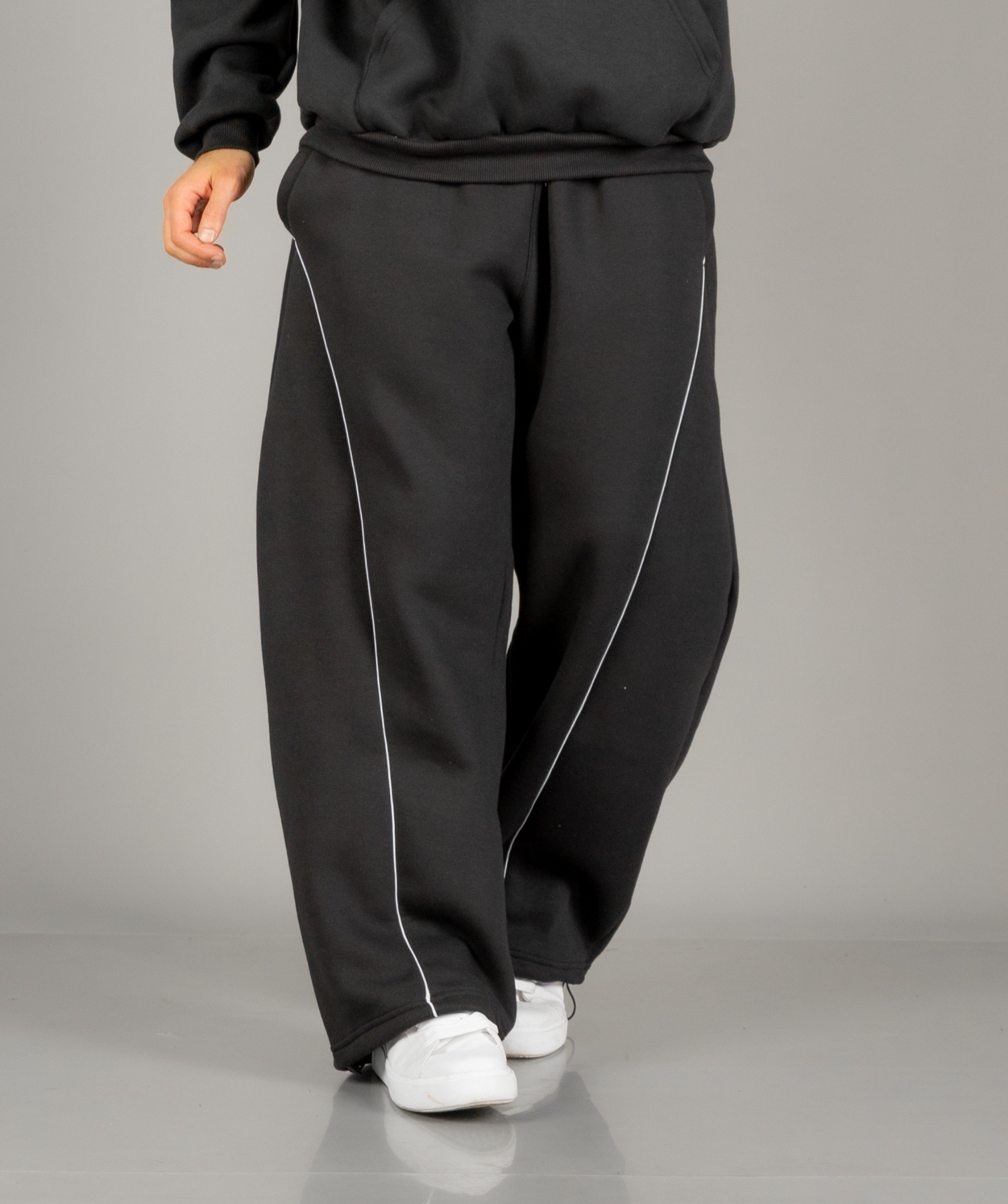 Baggy Frisa Ballon Regulador + Vivo Negro - Imagen 1