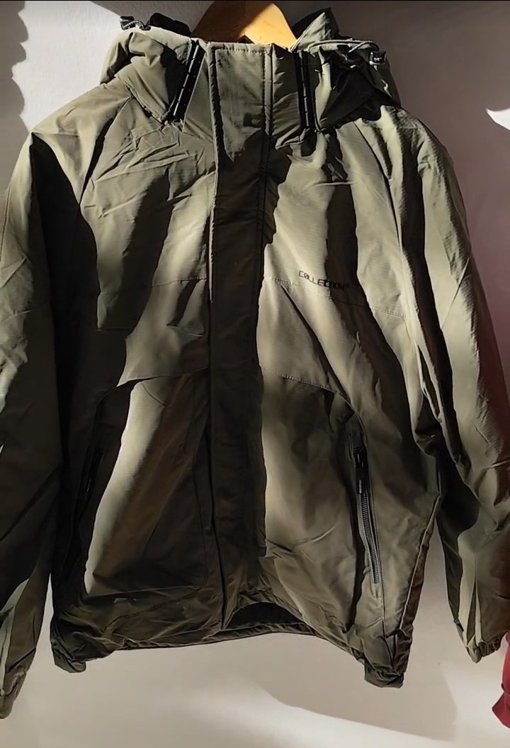 Campera Impermeable con Piel _ Yd - Imagen 3