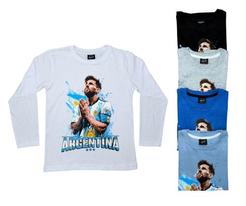 Camiseta Messi Algodón Peinado T4 al T18