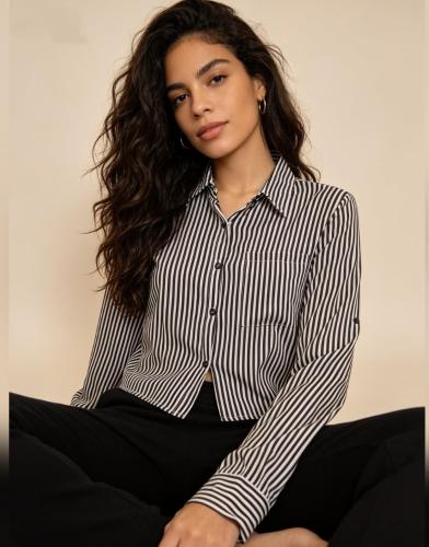 Crop Rayada - Poplin