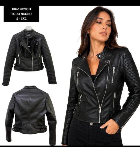 Campera Eco Cuero Yd