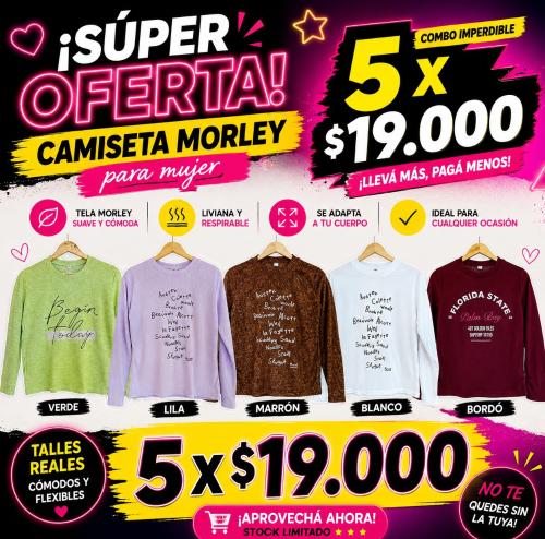 Camisetas Morley Brush Mujer