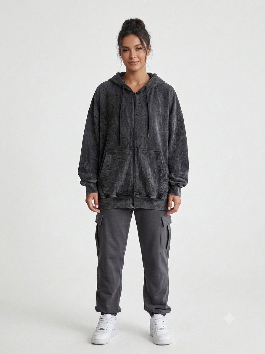 Campera Oversize Frisado - Imagen 2