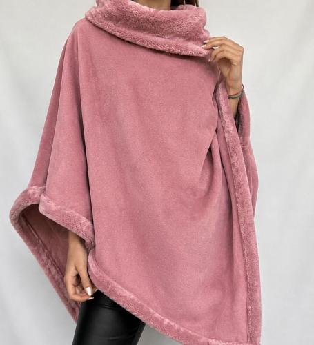 Ponchos Plush con Piel