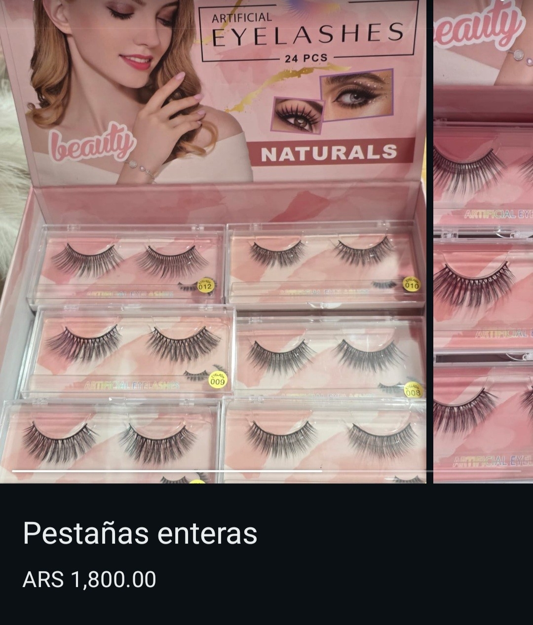 Pestañas Postizas Enteras - Imagen 3