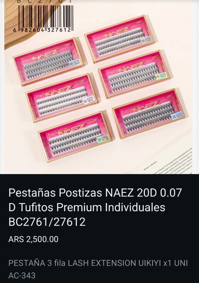 Pestañas en Ramillete - Imagen 3