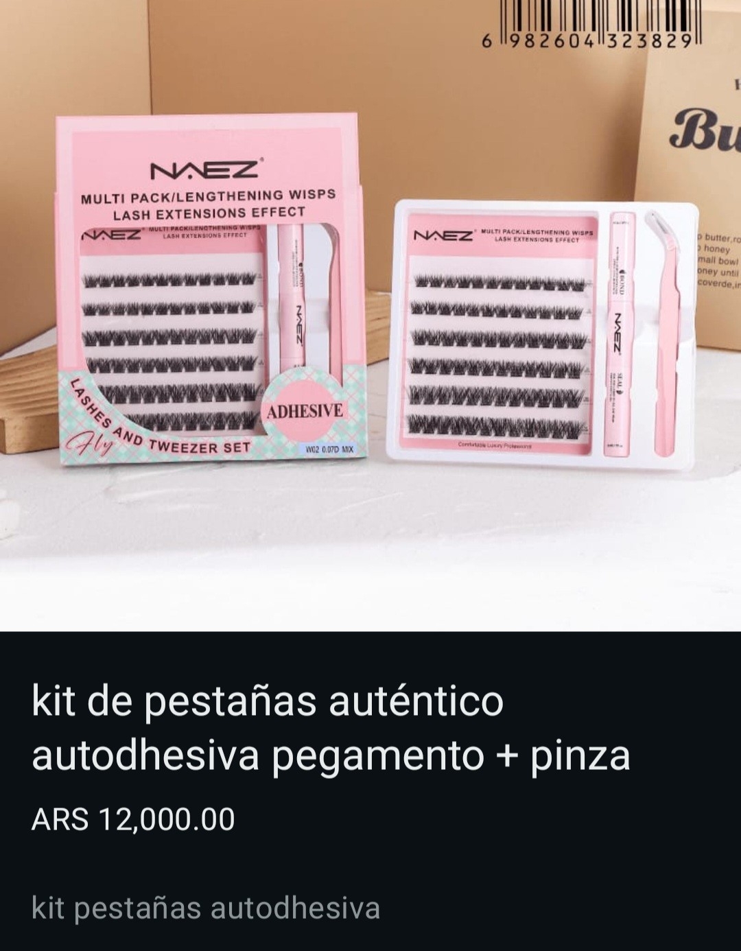 Kit de Pestañas Pegamento + Pinza - Imagen 2