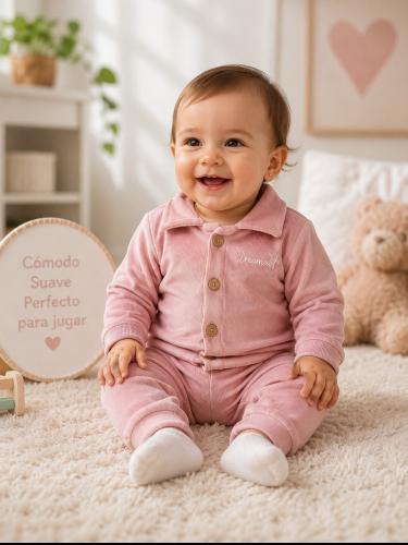 Conjunto Plush Bondeado con Patagonea