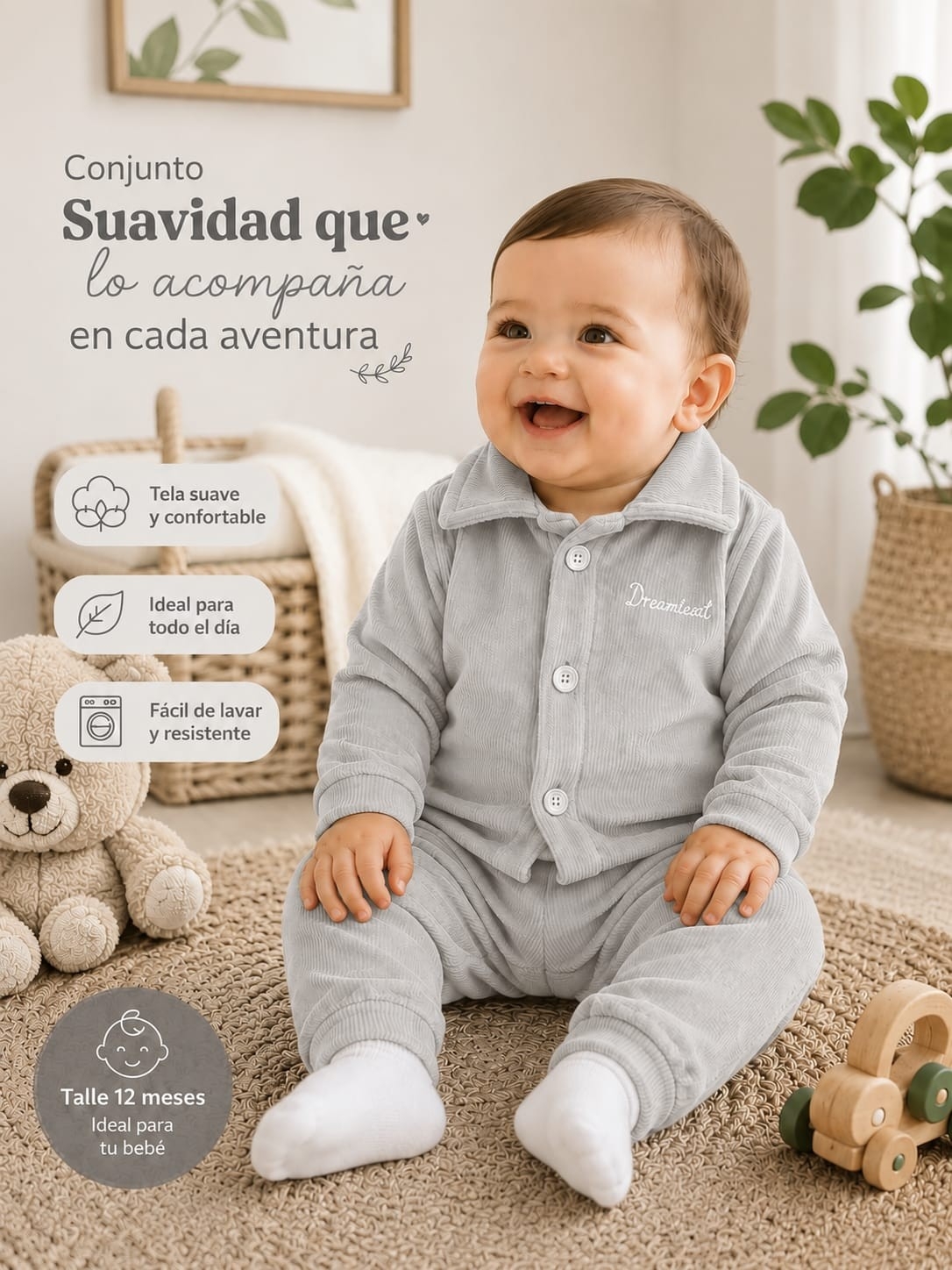 Conjunto Plush Bondeado con Patagonea - Imagen 3