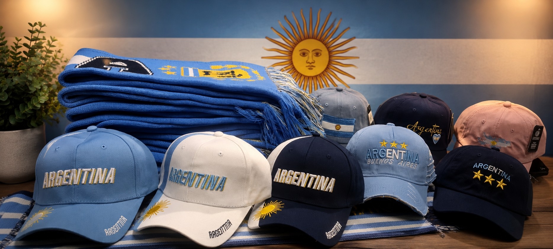 Gorras Argentina Bordadas - Imagen 5