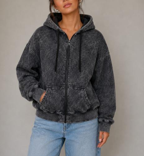 Campera Batik de Frisa Peinada