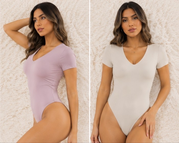 Body Lycra Escote en V - Imagen 4