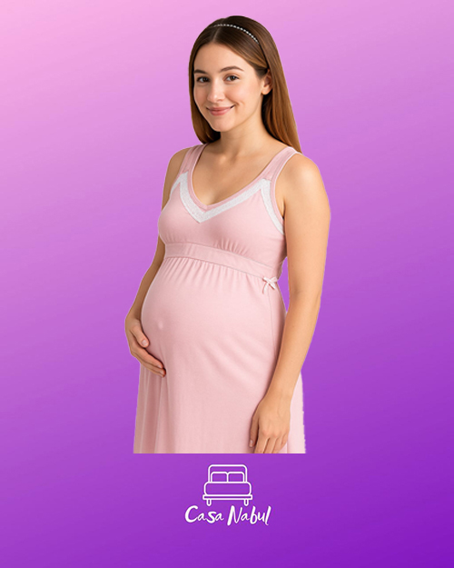-camison Maternal Amamantar Liso Puntilla Puro Algodon - 5429%20ROSA%20PORTADA.jpg