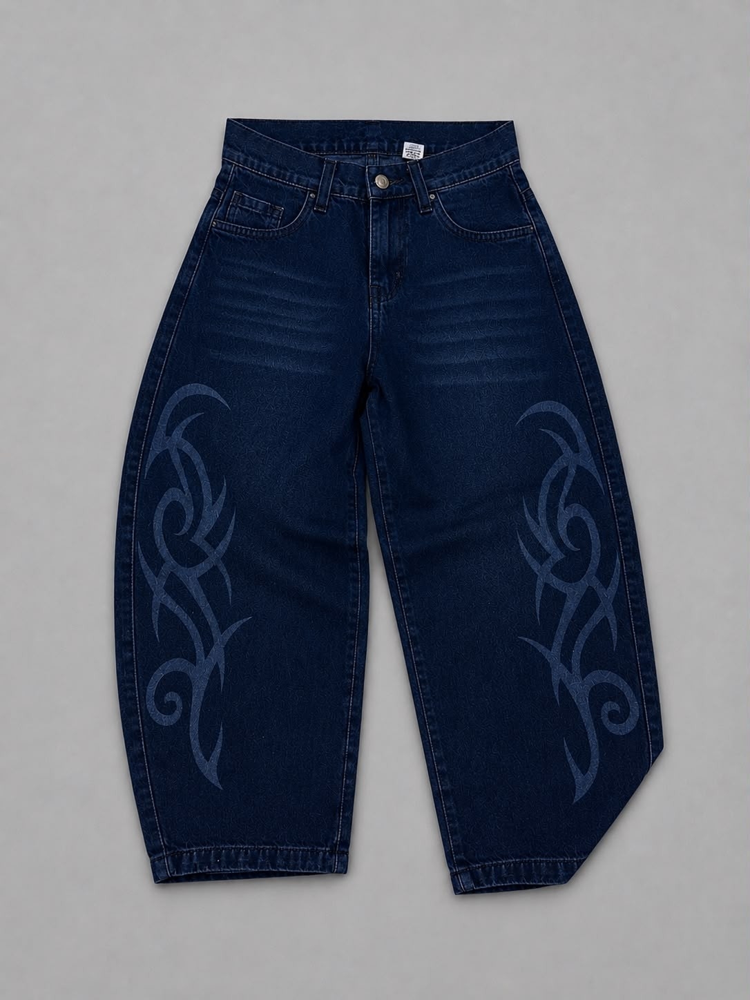 Jeans Baggy con Diseño Tribal - Imagen 2