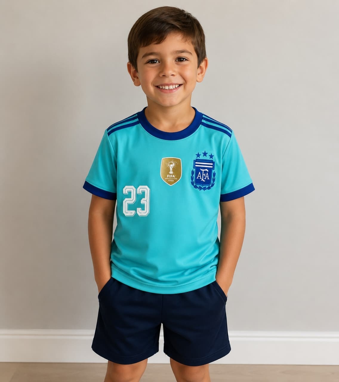 Camiseta de Nene Dibu Bordado - Imagen 4