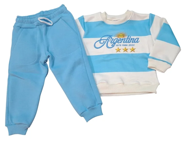 Conjunto Frizado de Bebe Argentina, Talle 2 al 6