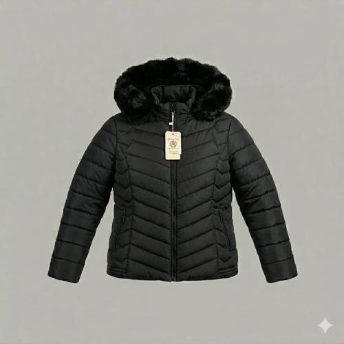 Campera Talle Especial con Piel