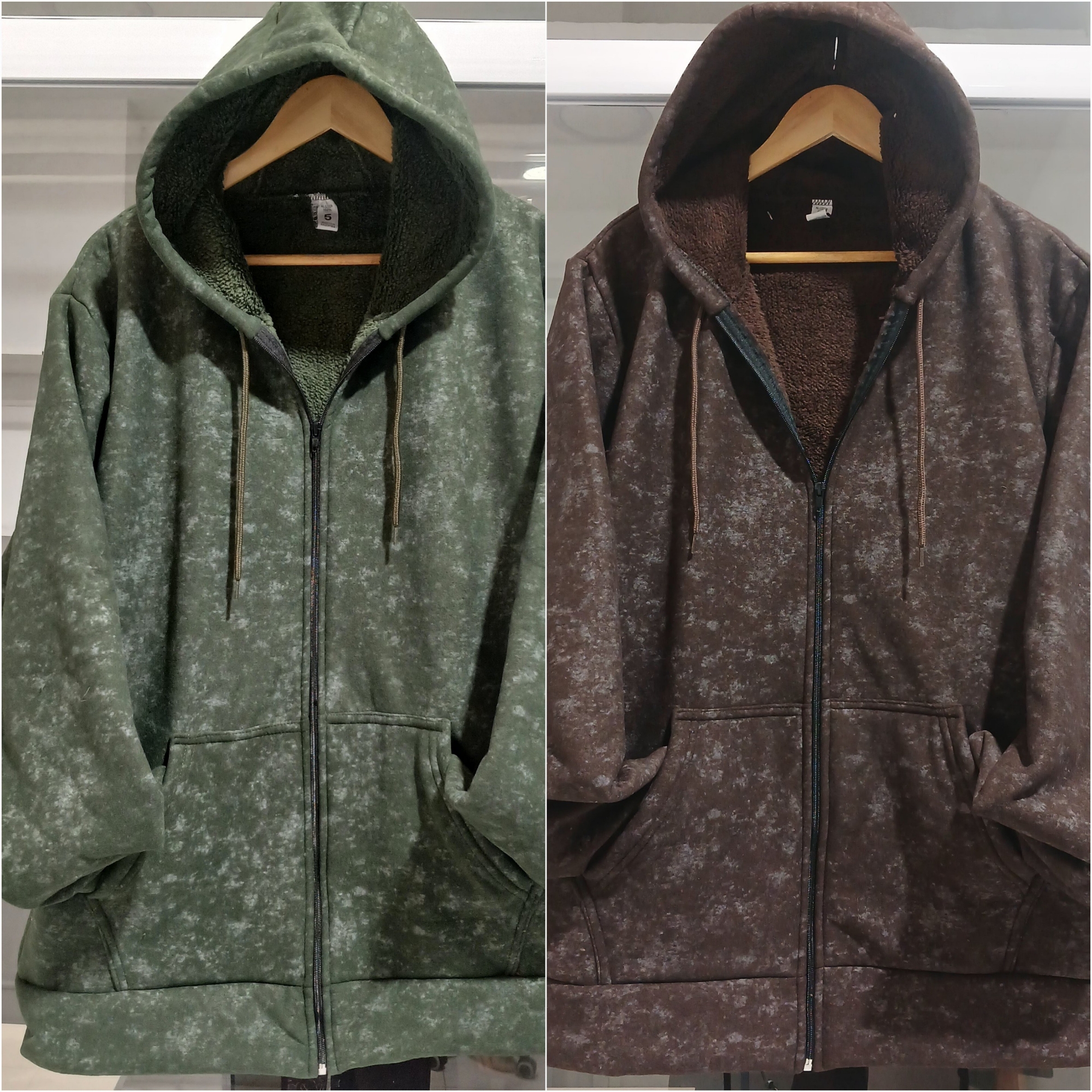 Campera Batik con Piel - Campera con Piel - Imagen 1
