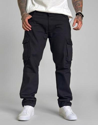 Pantalon Mom Cargo Negro