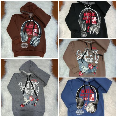 Buzo Friza Peinada Estampado