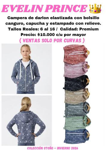 Campera Floreada