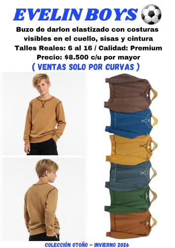 Buzo con Costuras Bordadas
