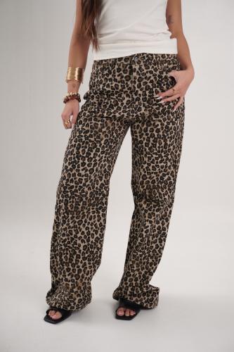 Wide Leg Animal Claro - Miniatura 2