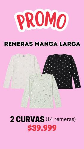 Remeras Mangas Largas Brillo