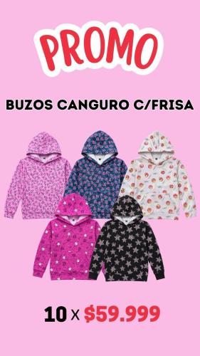 Buzo Canguro con Frisa