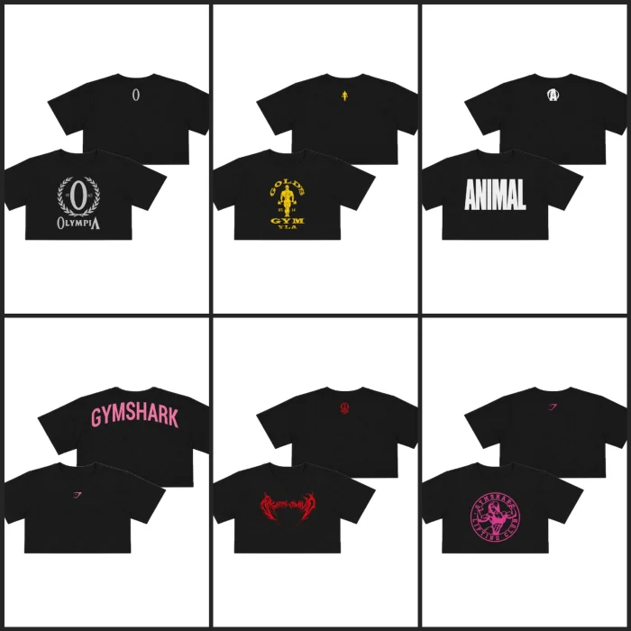 Crop Top Gymshark Golds Gym