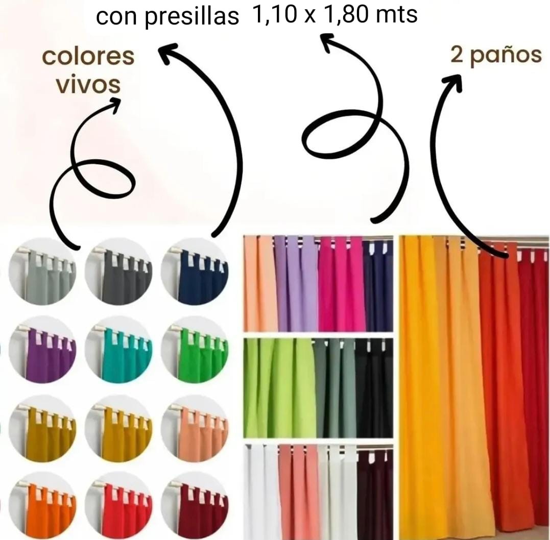 Cortinas Tropical Largas - Imagen 2