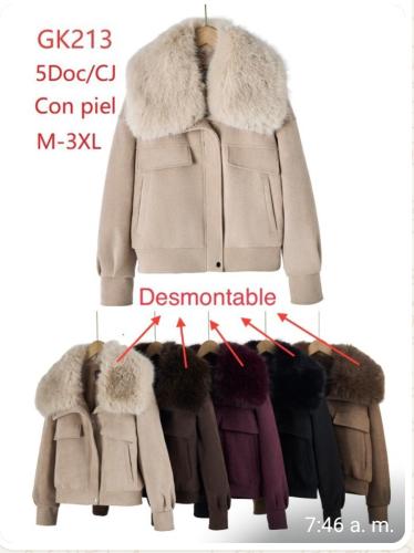 Camperas Bombers  Eco Cuero y Gamulán con Piel Ambos