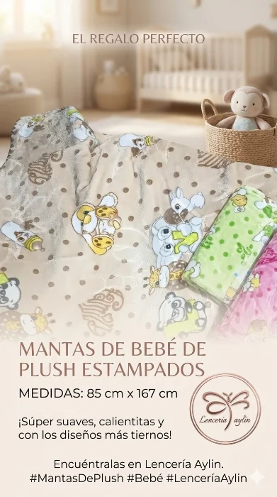 Manta de Cuna de Plush de Bebe