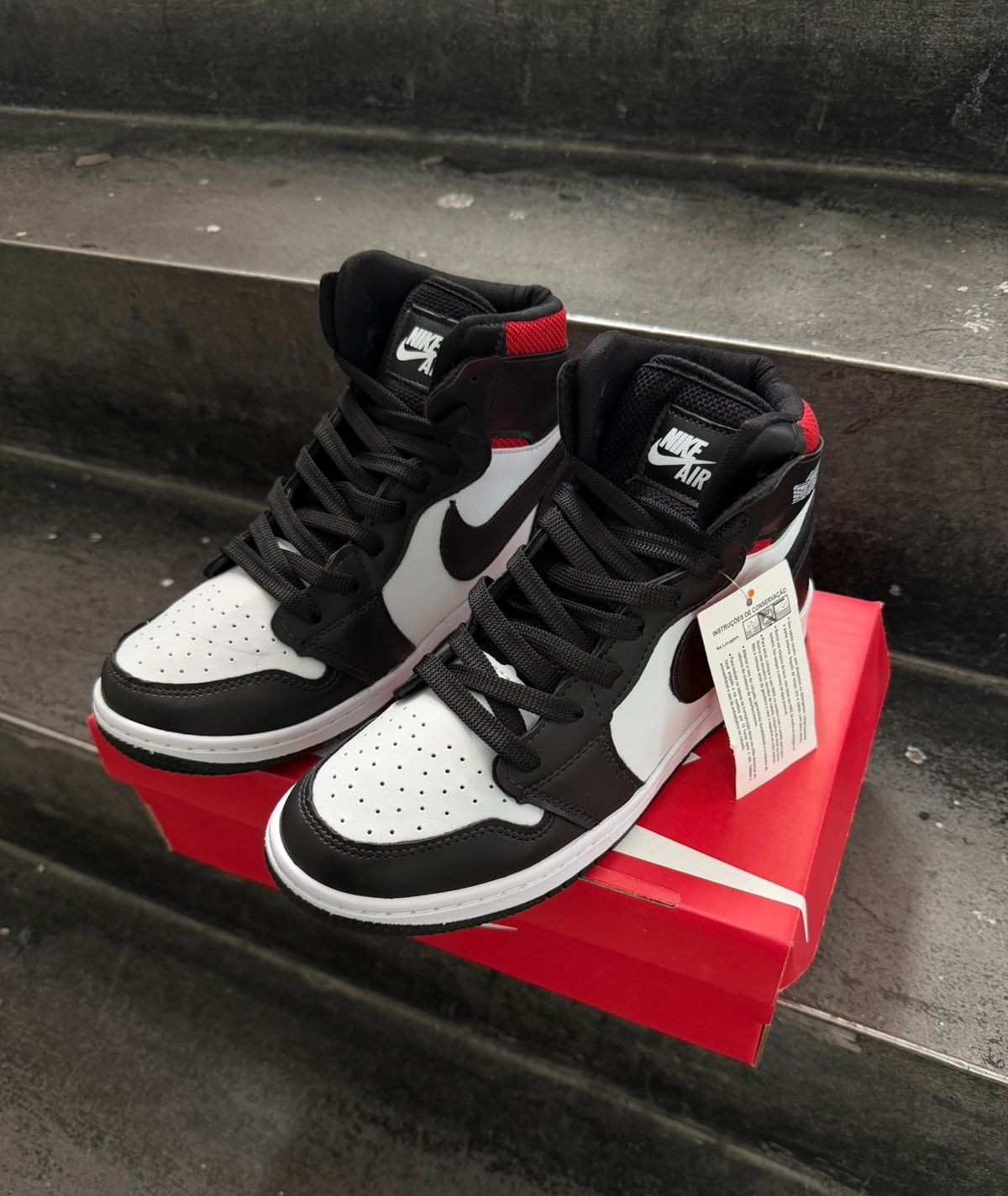 Nike Air Jordan 1 Blackred - Imagen 2