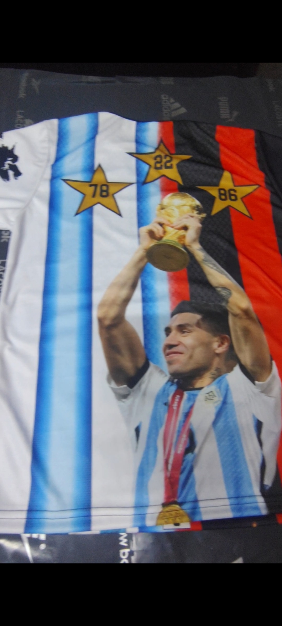 Camiseta Combinada Boca con Argentina - Imagen 2