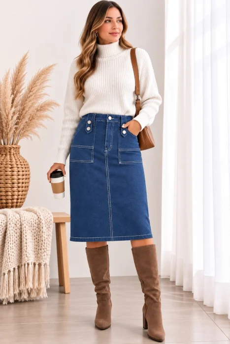 Pollera de Jean
