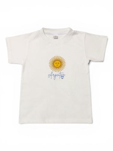 Remeras Algodón Estampa Argentina Sol de Mayo