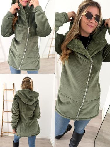 Maxi Campera con Broches al Tono - Miniatura 3